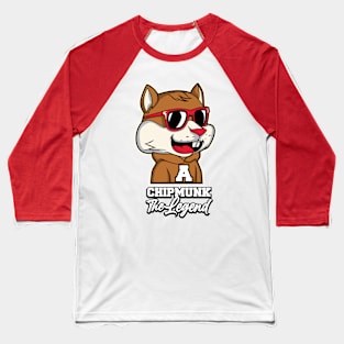 CHIPMUNK THE LEGEND CARTOON Baseball T-Shirt